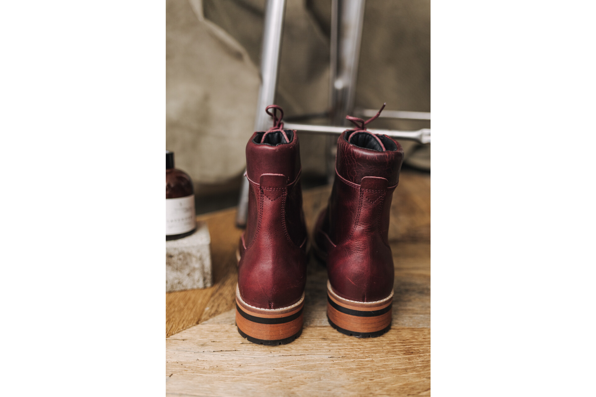 timberland lux boots rumba red journeyman